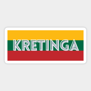 Kretinga City in Lithuania Sticker